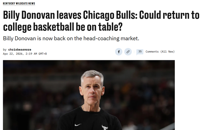 多诺万告别公牛 重返大学执教引热议